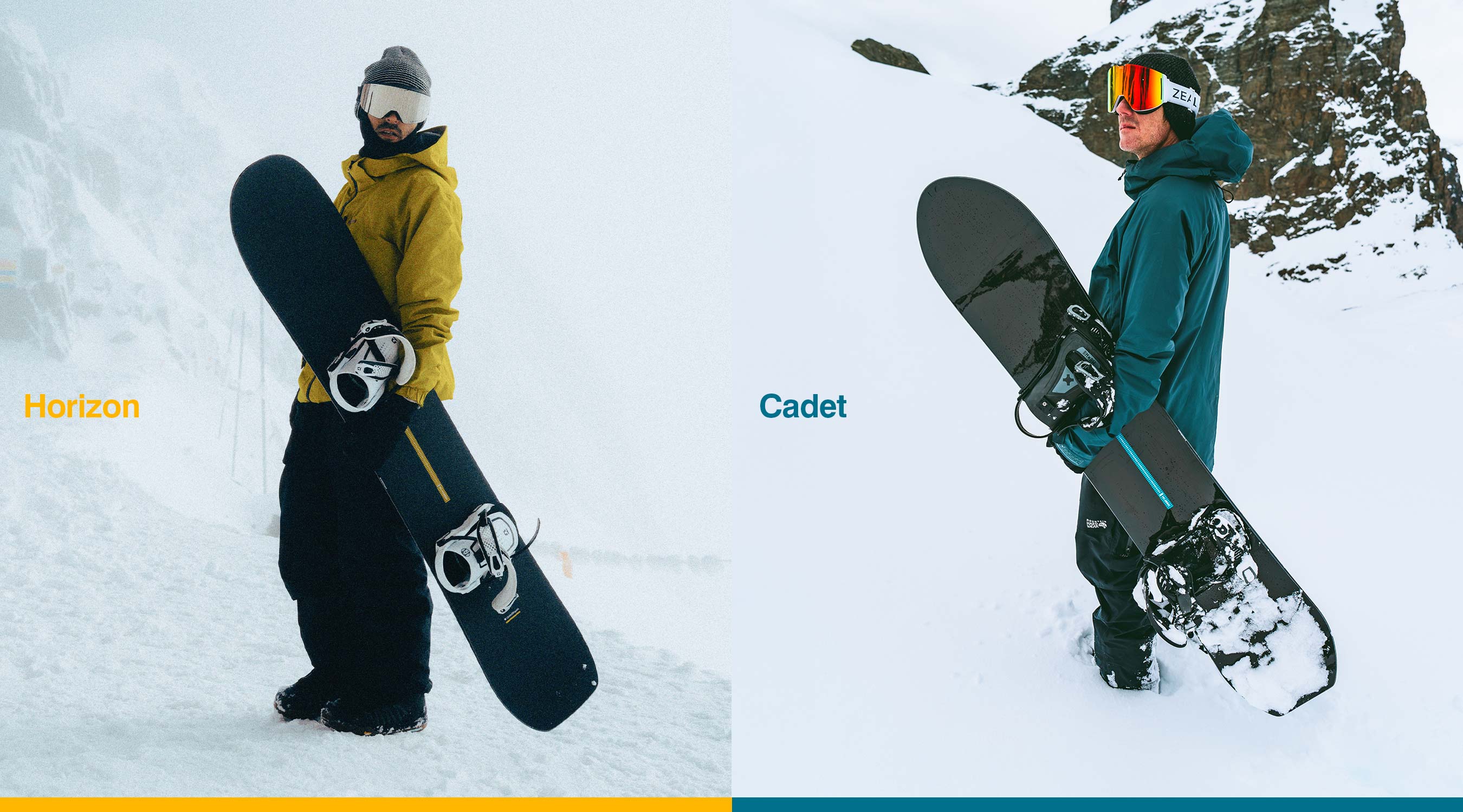 Horizon vs. Cadet: Two Freeride Boards, Two Distinct Approaches to the Mountain