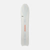 Topsheet of white and red powder snowboard Deep Reach by United Shapes